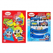 TRANSFORMERS PLAYSKOOL baby เกมและระบายสี LITTLE HERO + รถไฟพร้อมราง
